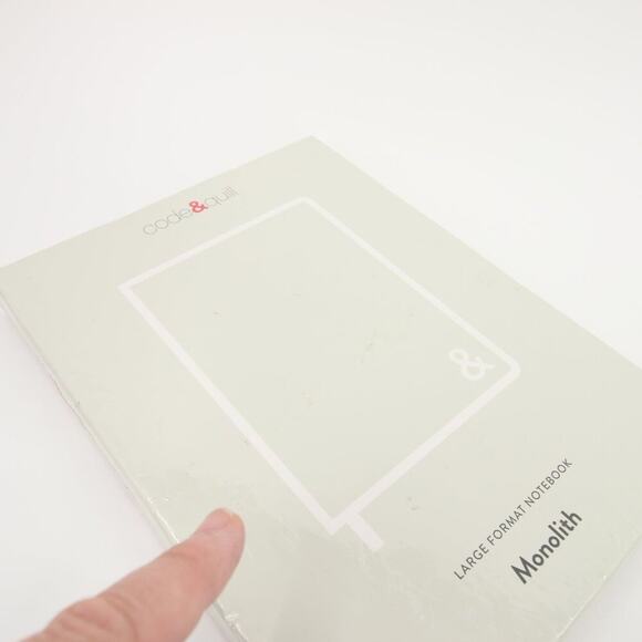 Code & Quill Gray Large Format Notebook Monolith Hardcover Journal 7.25 x 10" - Picture 6 of 10